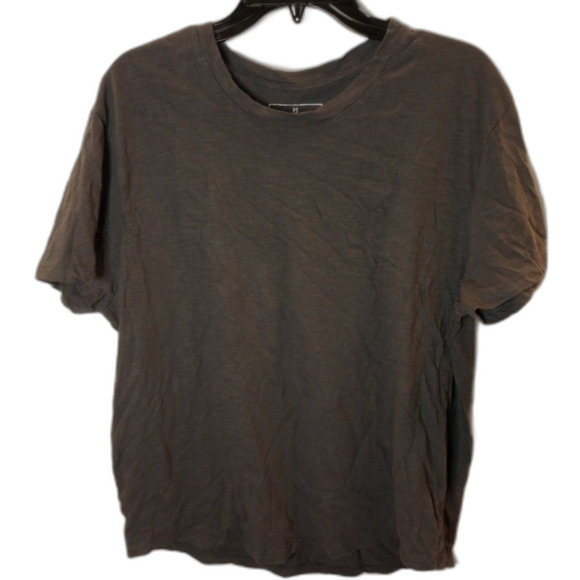 MUTUAL WEAVE Mens Large color Grey T-shirt casual lightweight comfy relaxed fit - Picture 1 of 3